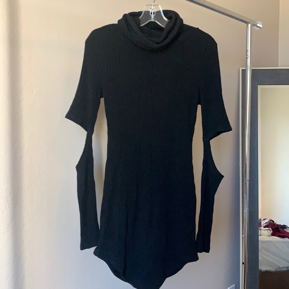 NUDE black dress